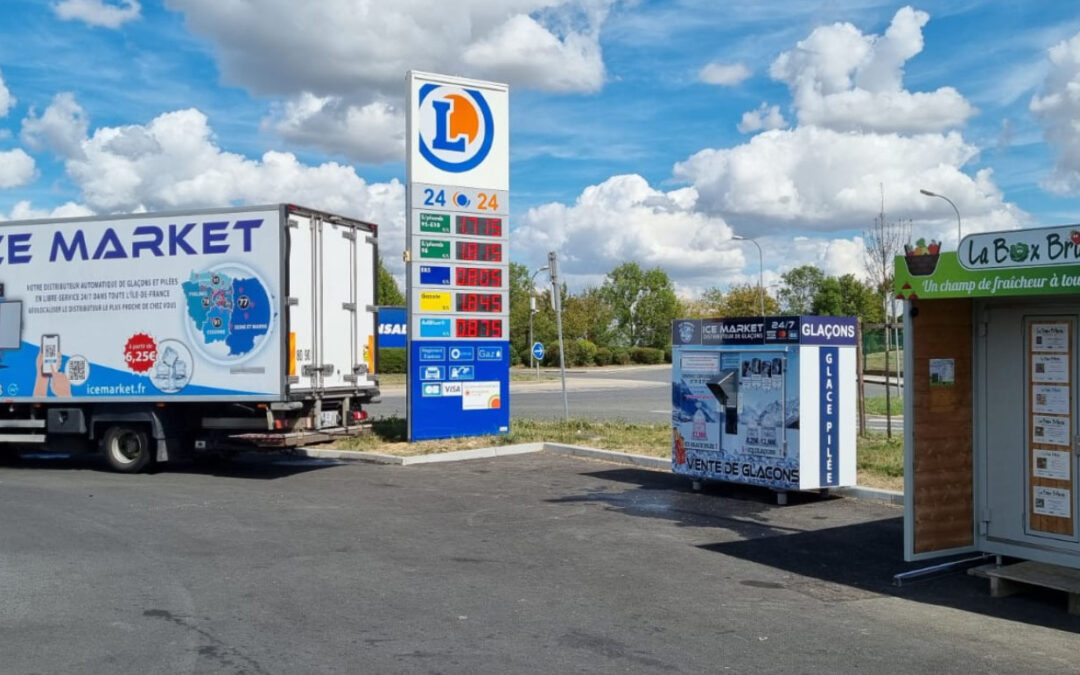 ICE STORE Fontenay-Trésigny – Station essence E. Leclerc