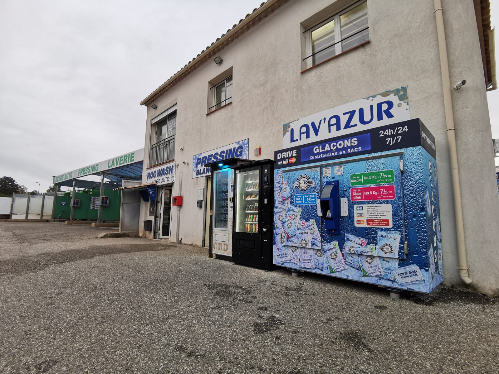 ICE STORE ROCBARON - STATION LAVAGE ICE STORE ROCBARON - STATION LAVAGE