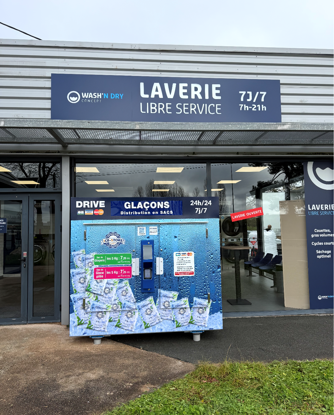 ICE STORE ST ANDRE DE CUBZAC WASH'N DRY - LAVERIE ICE STORE ST ANDRE DE CUBZAC WASH'N DRY - LAVERIE