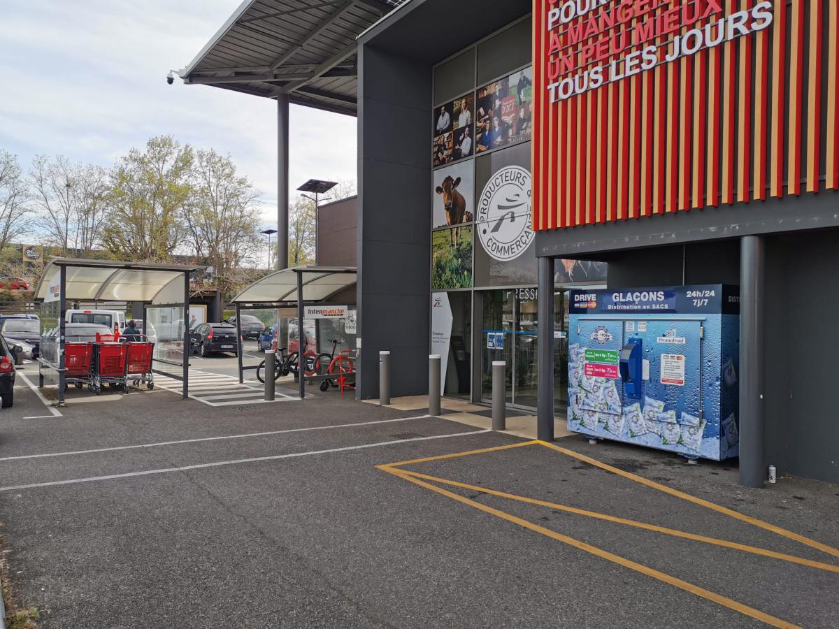 ICE STORE RAMONVILLE SAINT AGNE - INTERMARCHE - ICE STORE | Distributeur de  glaons